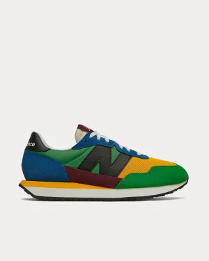 237 Blue with Team Gold Low Top Sneakers