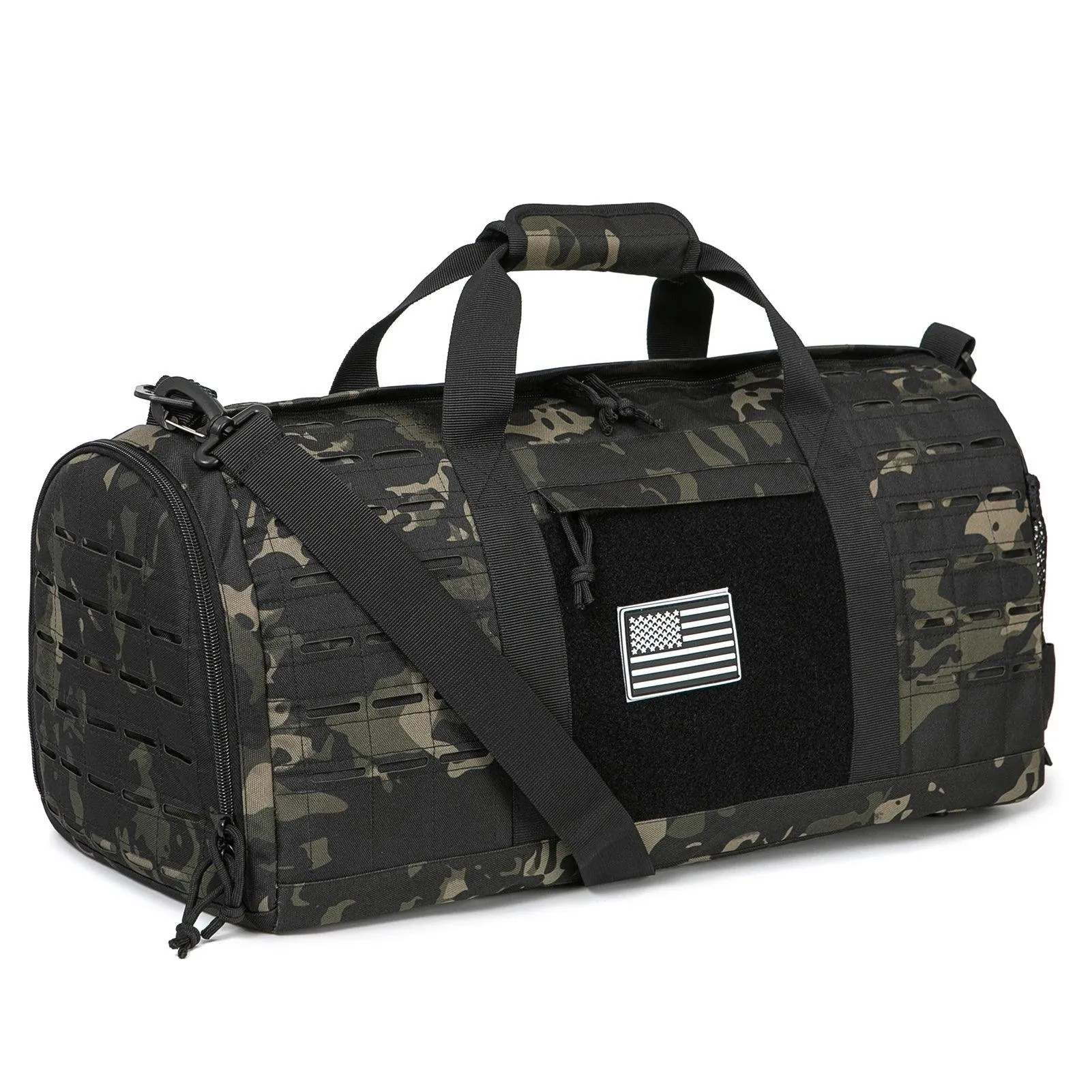 40L Tactical Sport Gym Duffel Bag – Multi-Purpose Travel & Fitness Bag for Mens