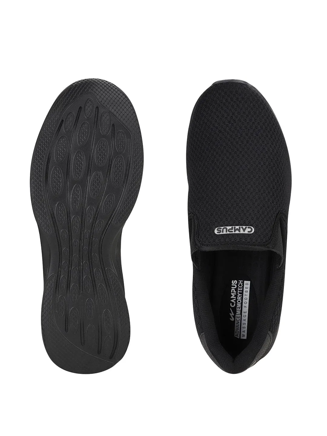 ABRIL Black Men's Walking Shoes