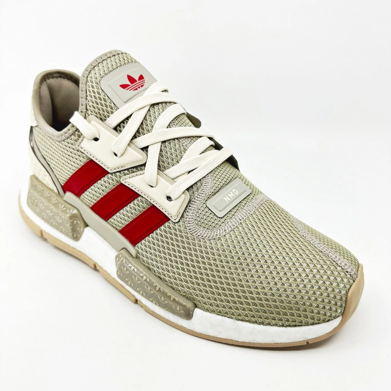 Adidas Originals NMD G1 Gym Beige Red Mens Running Shoes ID7958