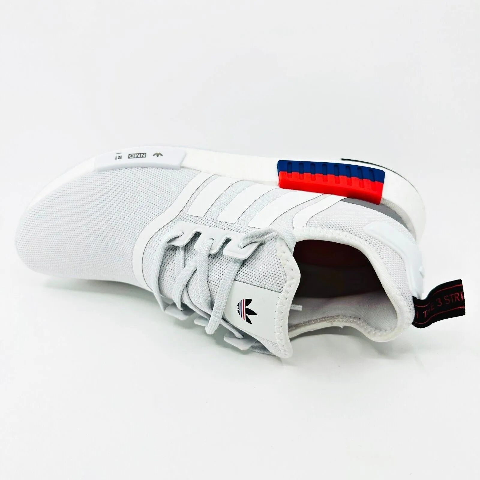 Adidas Originals NMD R1 Cloud White Bright Red Mens Running Shoes IF8028