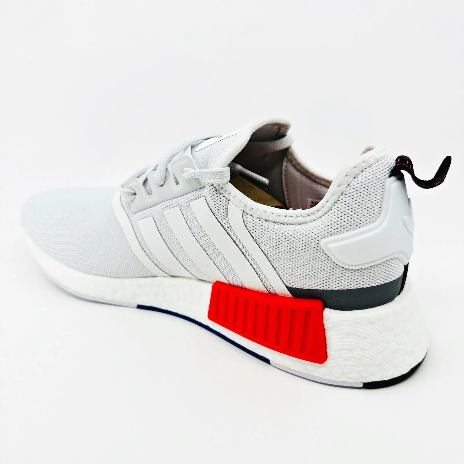 Adidas Originals NMD R1 Cloud White Bright Red Mens Running Shoes IF8028