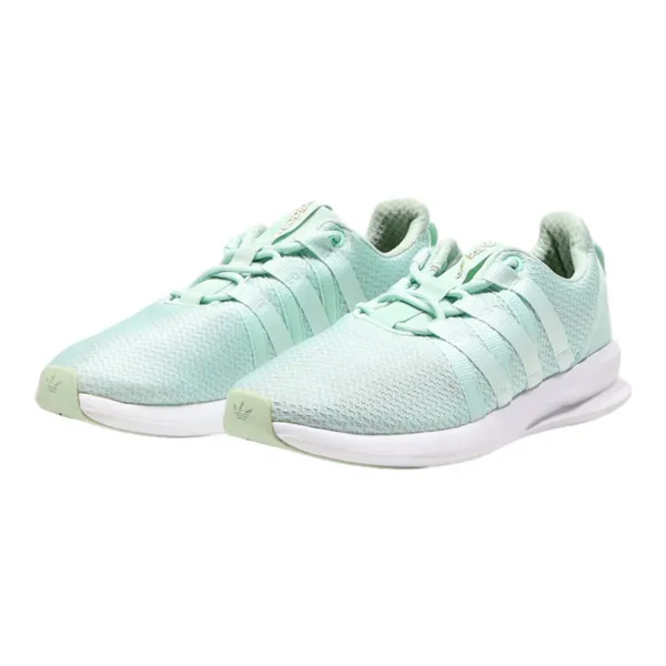 ADIDAS Sneaker Trainers Blue Synthetic Womens UK 7