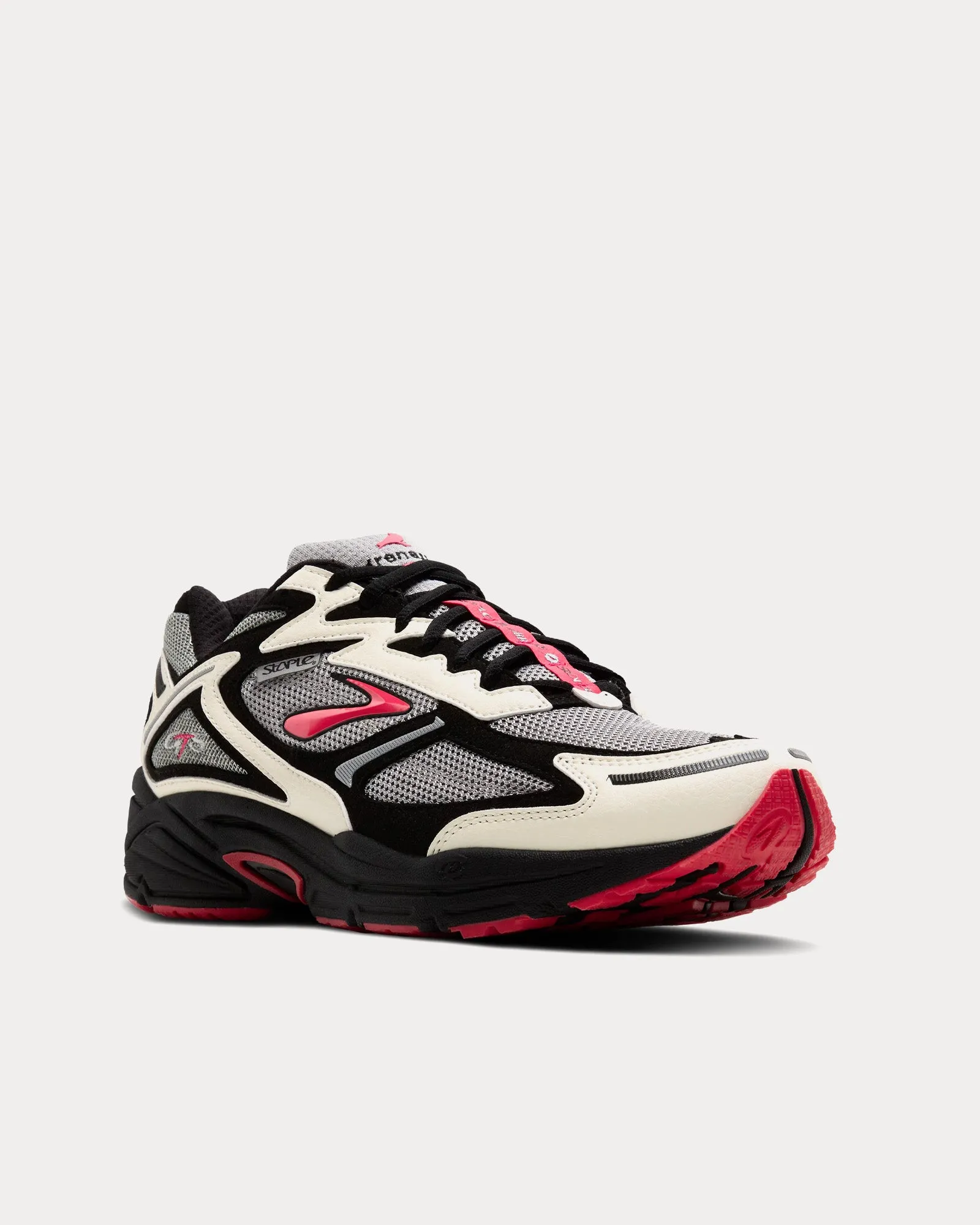 Adrenaline GTS 4 Black / White / Pigeon Pink Low Top Sneakers