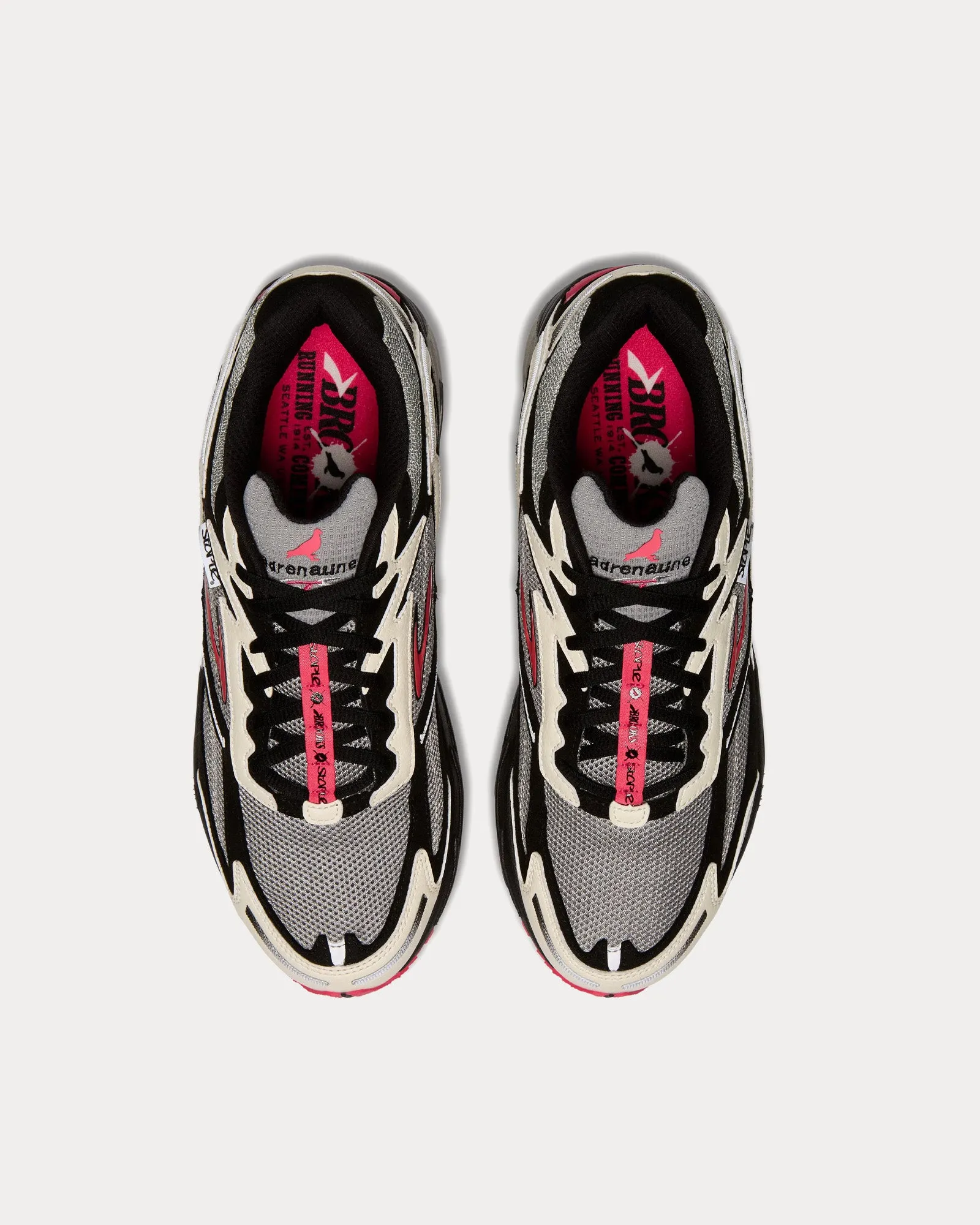 Adrenaline GTS 4 Black / White / Pigeon Pink Low Top Sneakers