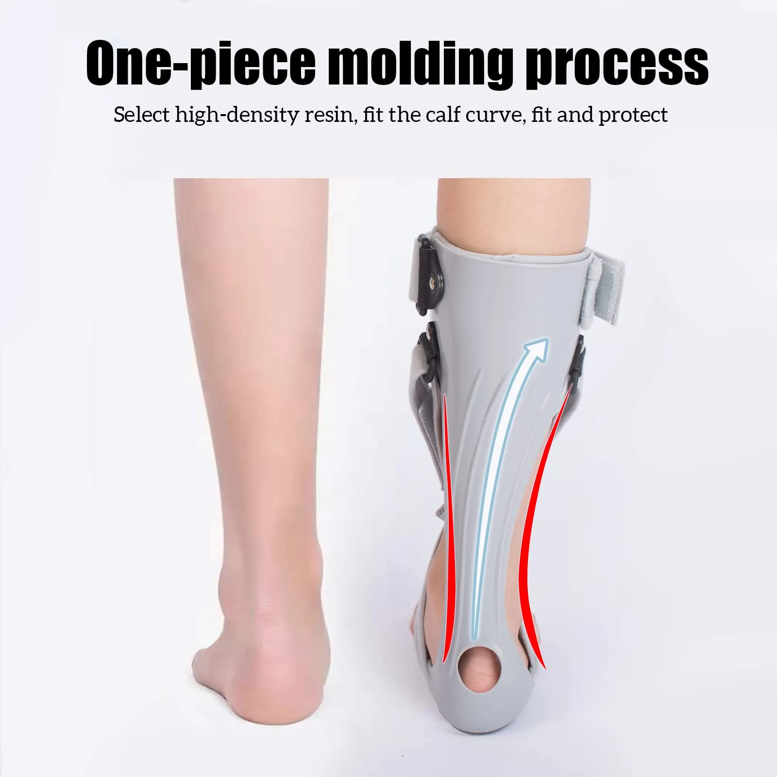 Afo Foot Drop Brace Splint Ankle Foot Orthosis Walking with Shoes or Sleeping for Stroke Hemiplegia（Medium-Left）… Medium-Left