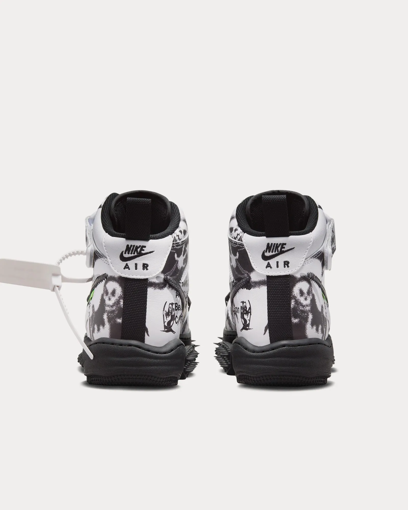 Air Force 1 Mid 'Grim Reaper' White / Black Mid Top Sneakers