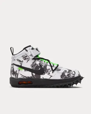 Air Force 1 Mid 'Grim Reaper' White / Black Mid Top Sneakers
