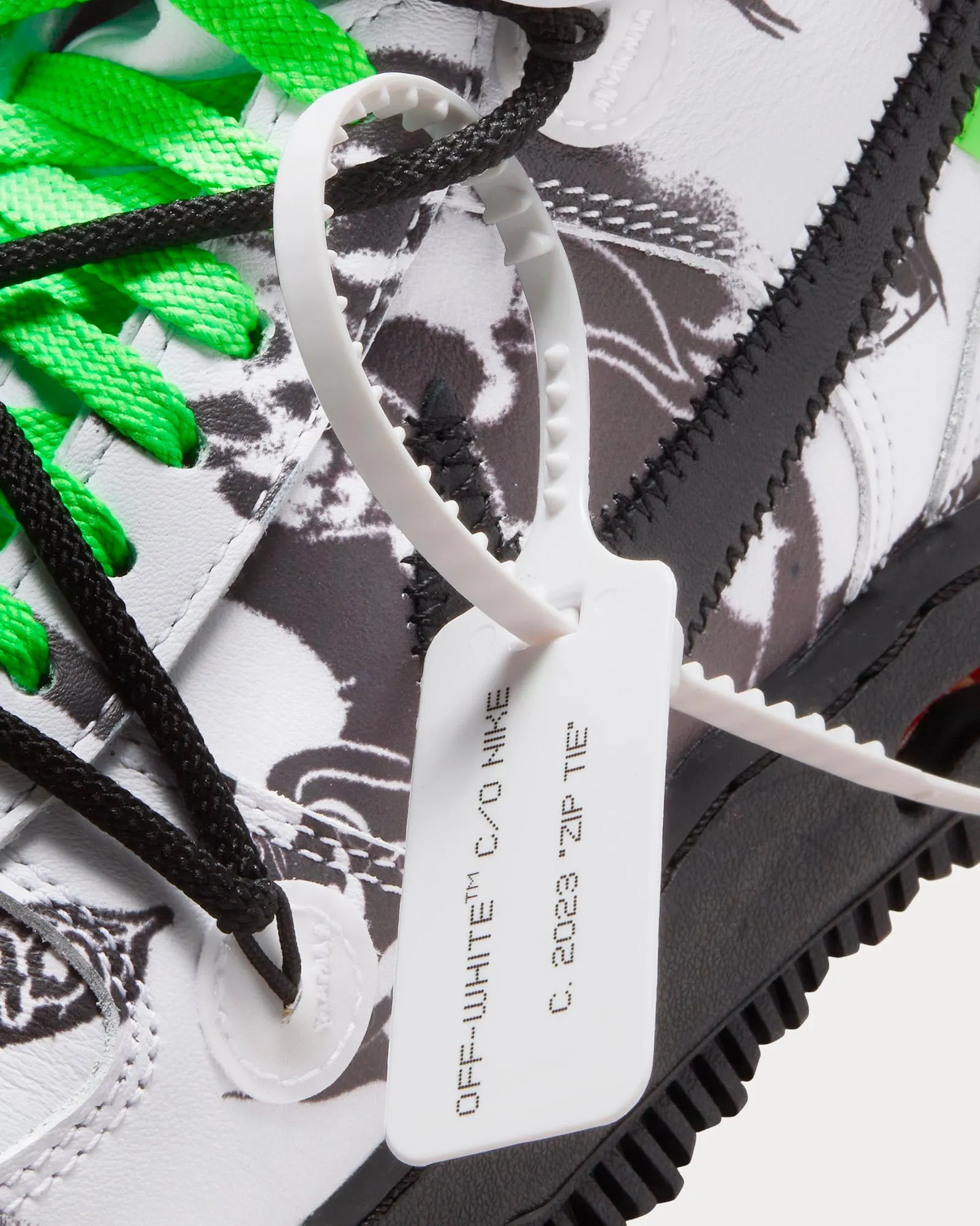 Air Force 1 Mid 'Grim Reaper' White / Black Mid Top Sneakers