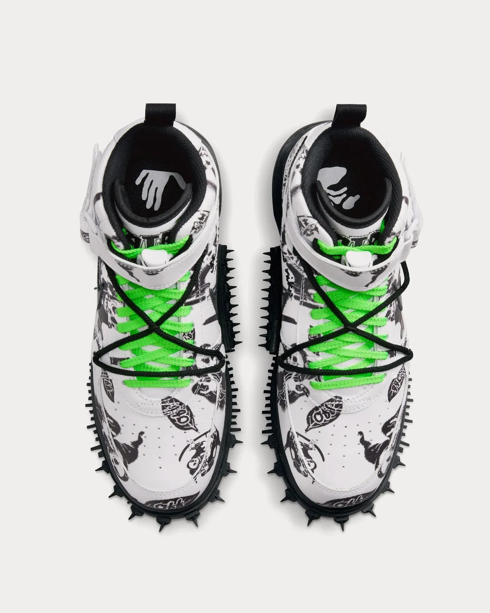Air Force 1 Mid 'Grim Reaper' White / Black Mid Top Sneakers