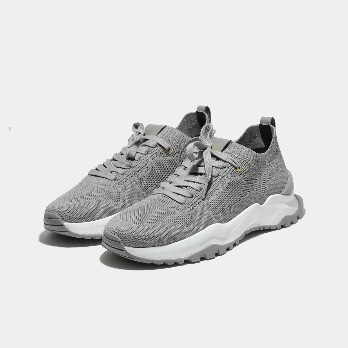 Android Homme - Leo Carillo Trainers in Grey Knit