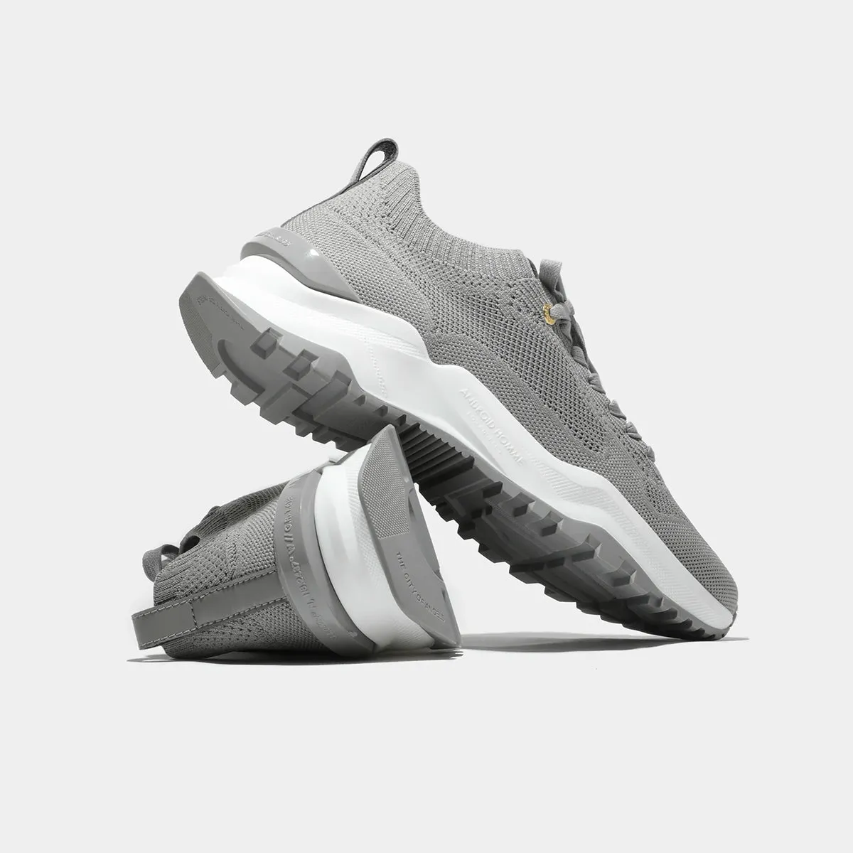 Android Homme - Leo Carillo Trainers in Grey Knit