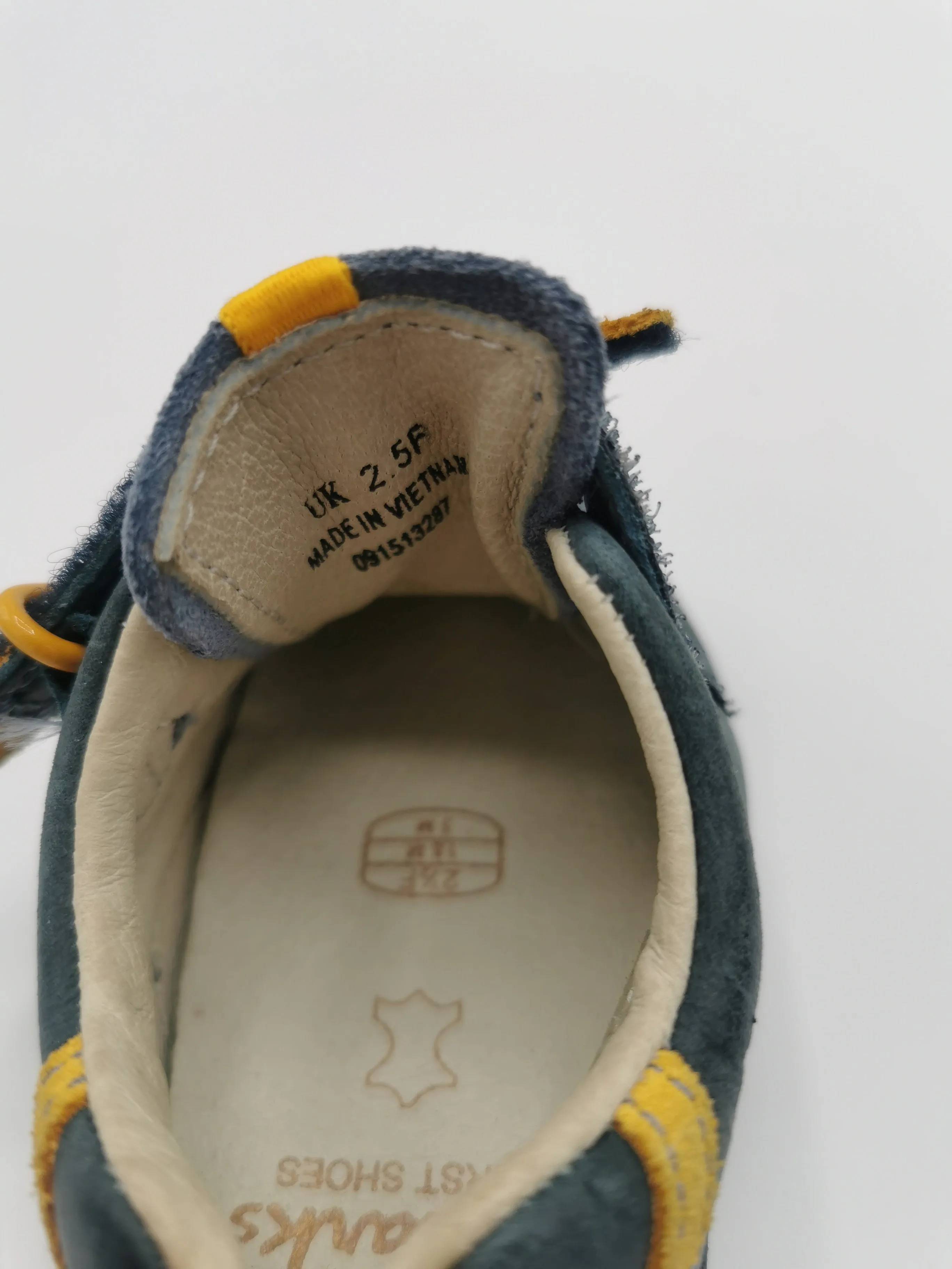 BABY BOY SIZE 2.5 (3/6 MONTHS) - CLARK'S, Infant Walking Shoes EUC B59