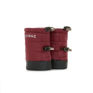 Baby Puffer Booties - Ruby by Stonz