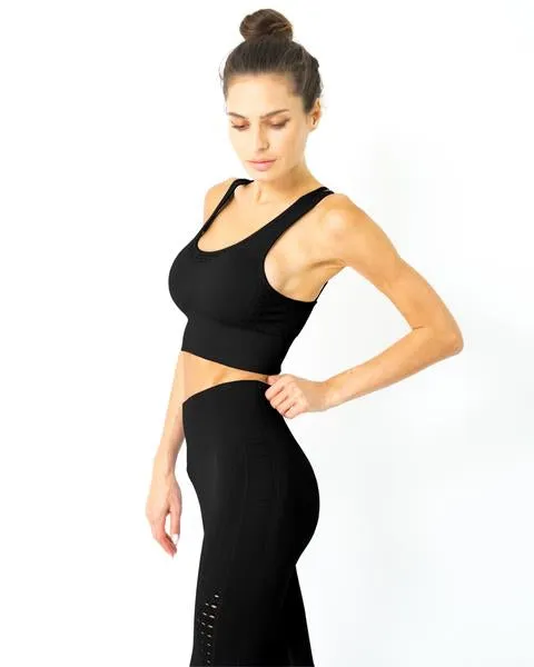 Black Mesh Seamless Set