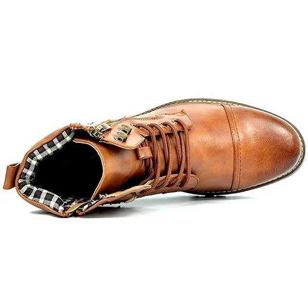 Botte Vintage Fermeture Zip