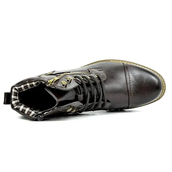 Botte Vintage Fermeture Zip