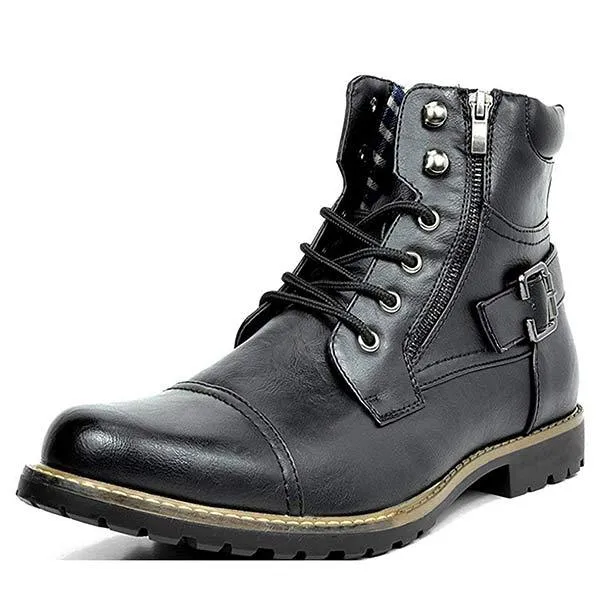 Botte Vintage Fermeture Zip