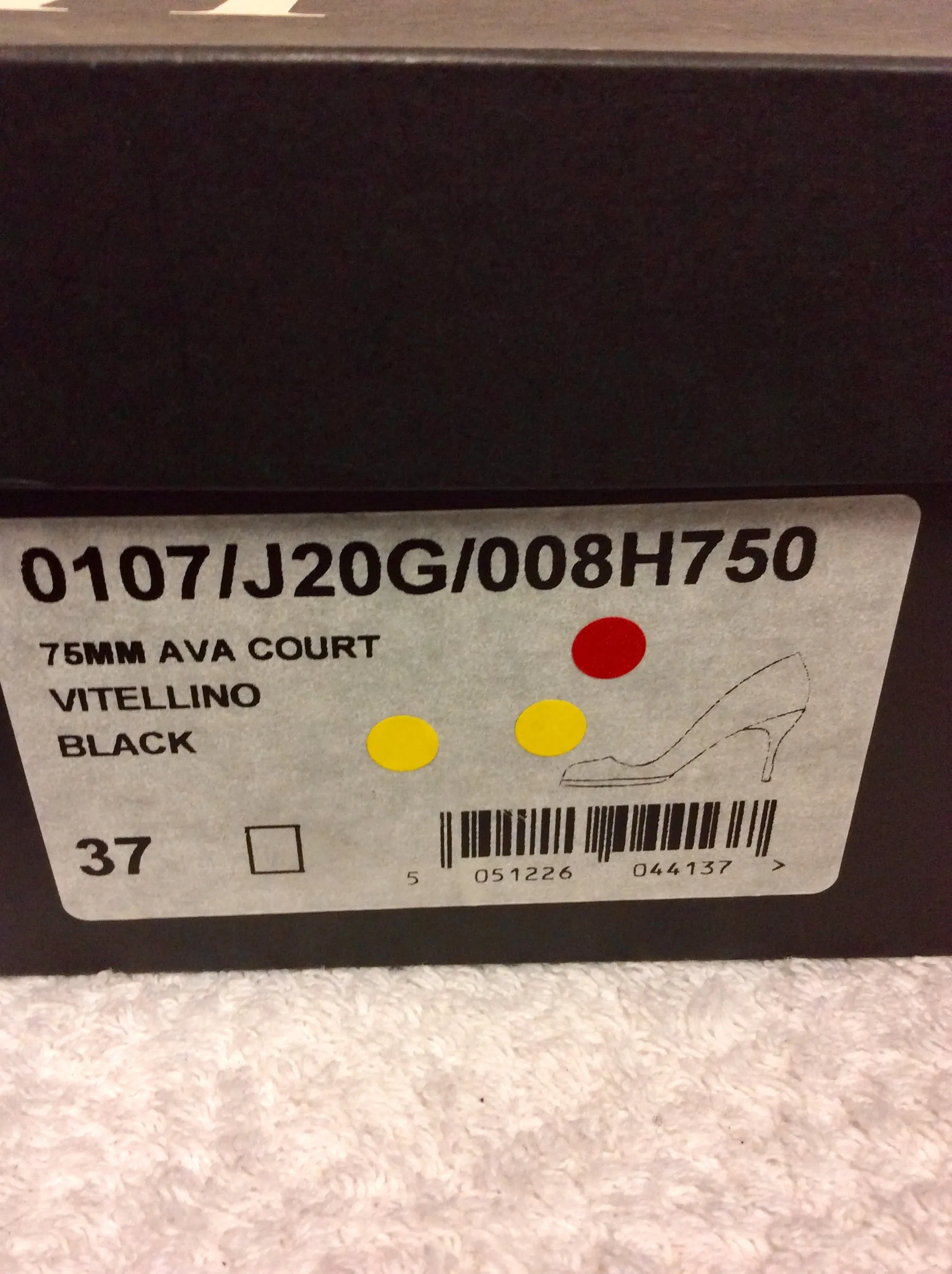 BRAND NEW HOBBS BLACK LEATHER VITELLINO COURT SHOES SIZE 4/37