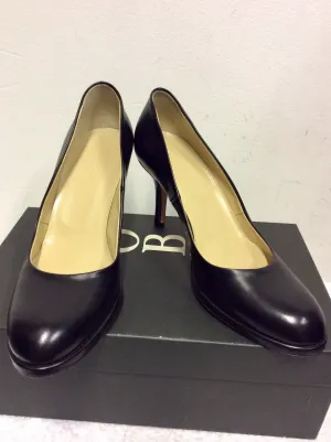 BRAND NEW HOBBS BLACK LEATHER VITELLINO COURT SHOES SIZE 4/37