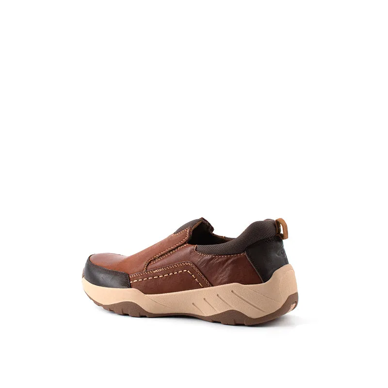 camel active Leather Slip On Shoes Men Brown VALON 852369-RS1-3