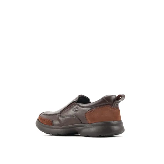 camel active  Leather Slip On Shoes Men Dark Coffee PEDRIX-852508-TE1-35