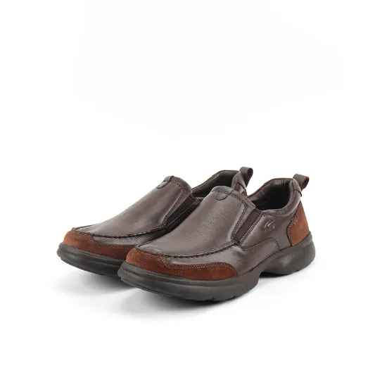camel active  Leather Slip On Shoes Men Dark Coffee PEDRIX-852508-TE1-35