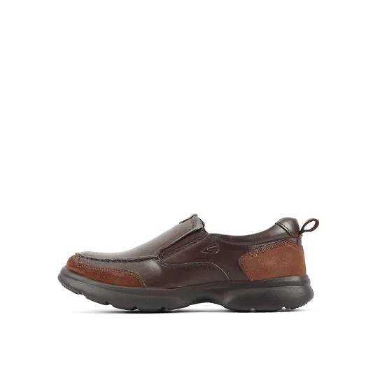 camel active  Leather Slip On Shoes Men Dark Coffee PEDRIX-852508-TE1-35
