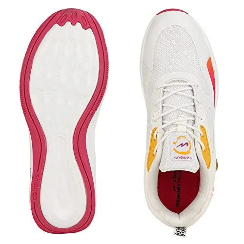 Campus Women's Hellen Off WHT/MSTD Running Shoes -7 UK/India