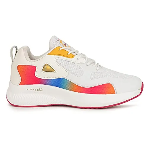 Campus Women's Hellen Off WHT/MSTD Running Shoes -7 UK/India