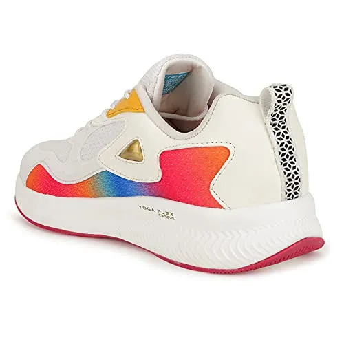 Campus Women's Hellen Off WHT/MSTD Running Shoes -7 UK/India