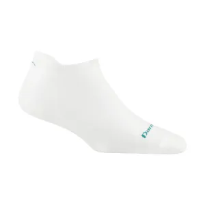 Darn Tough Vermont Women's Run No Show Tab Ultra Lightweight Sock - White