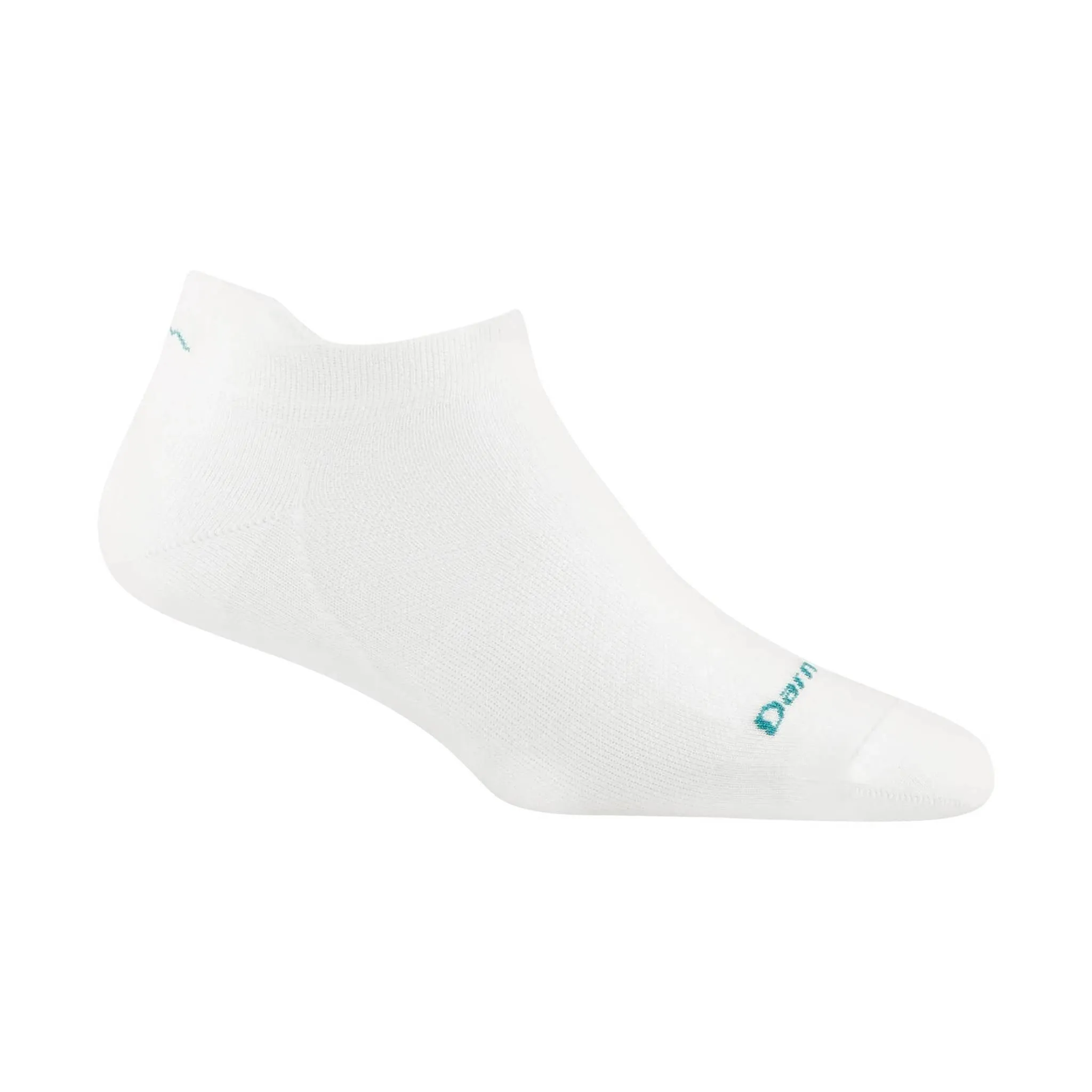 Darn Tough Vermont Women's Run No Show Tab Ultra Lightweight Sock - White