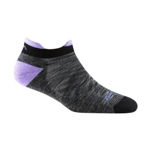 Darn Tough Women's Run No Show Tab Ultra Lightweight Sock - Space Grey