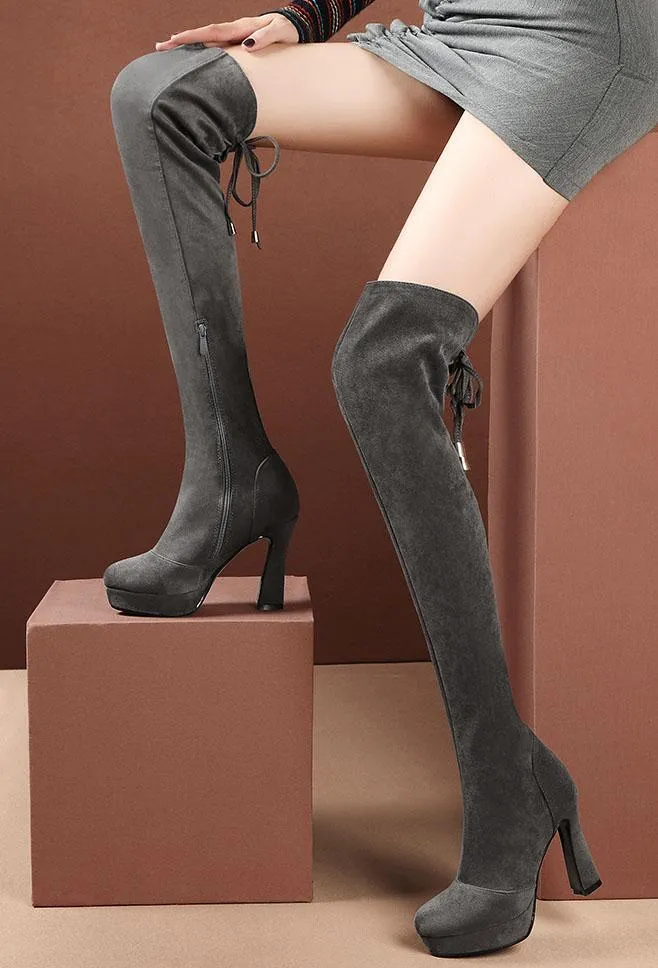 Feeling Comfortable High Knee Boots SD01707