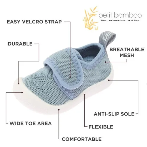 First Walking Shoes - Breathable Mesh (Blue)