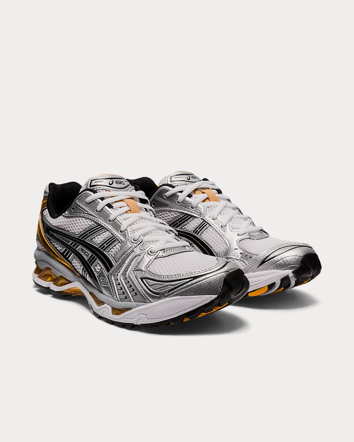 GEL-KAYANO 14 White / Pure Gold Running Shoes