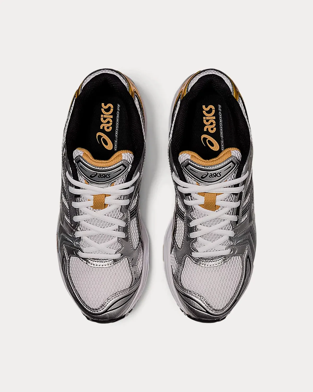GEL-KAYANO 14 White / Pure Gold Running Shoes