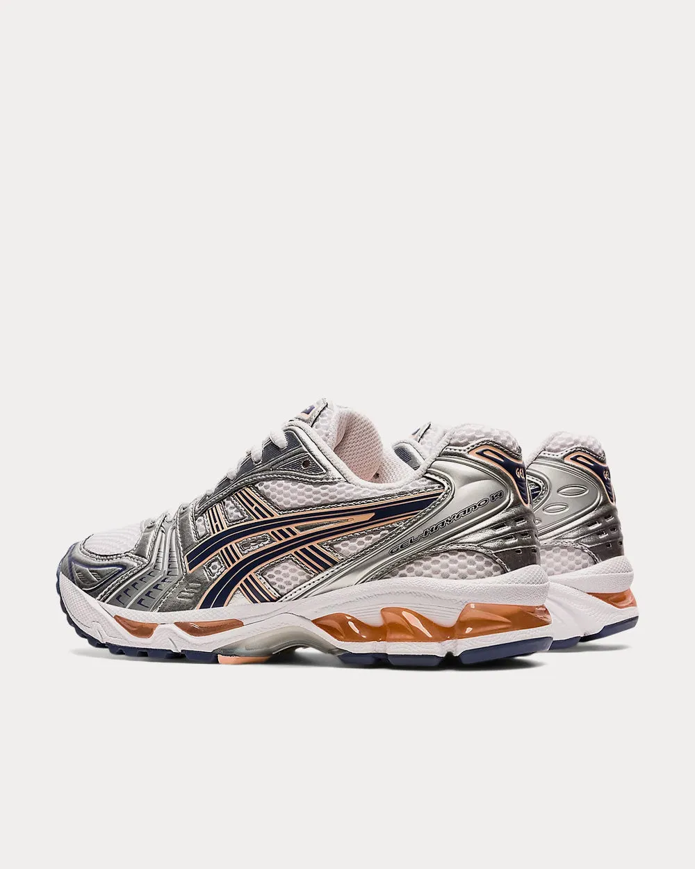 GEL-KAYANO 14 White / Thunder Blue Running Shoes