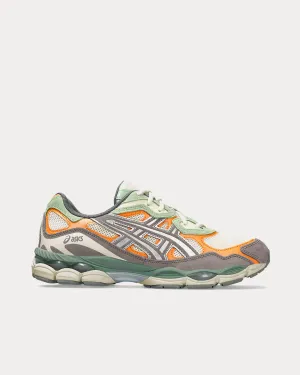 Gel-NYC Cream / Clay Grey Low Top Sneakers