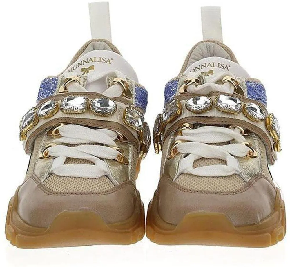 Girls Beige Trainers