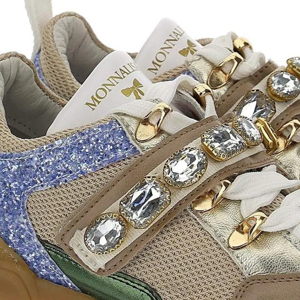 Girls Beige Trainers