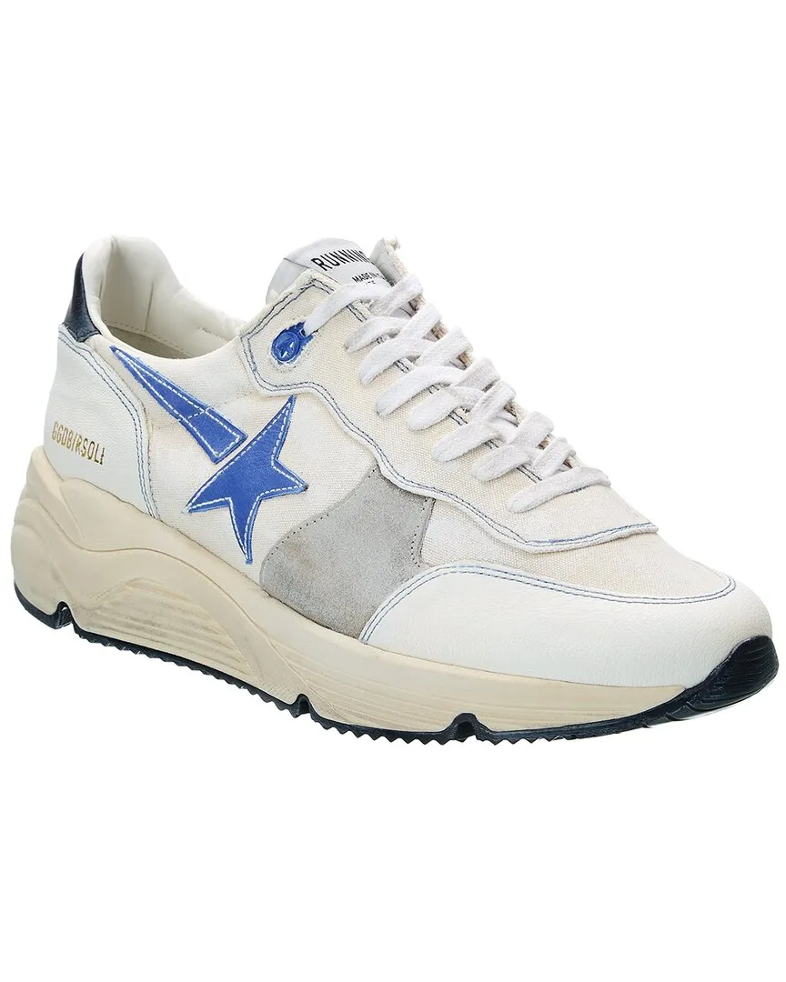 Golden Goose Running Canvas & Leather Sneaker