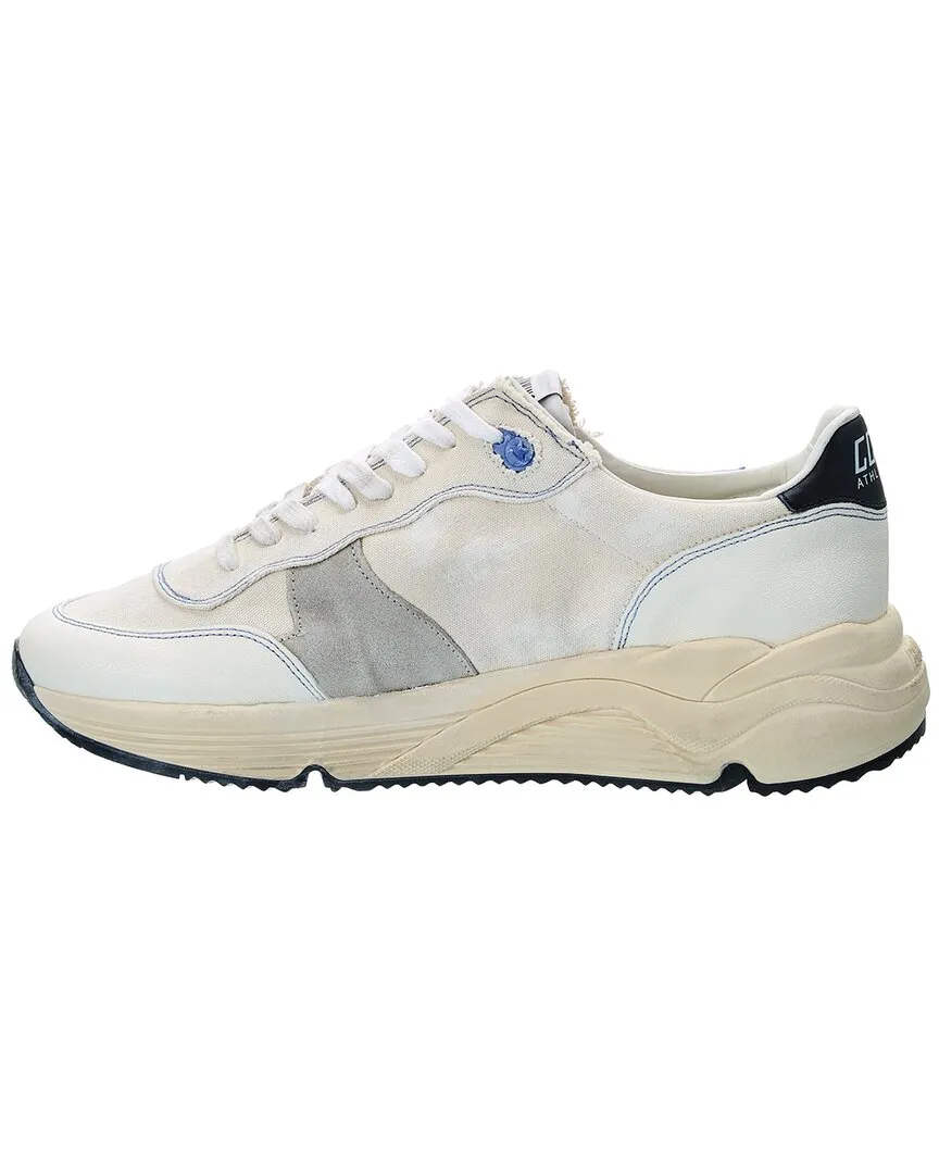 Golden Goose Running Canvas & Leather Sneaker
