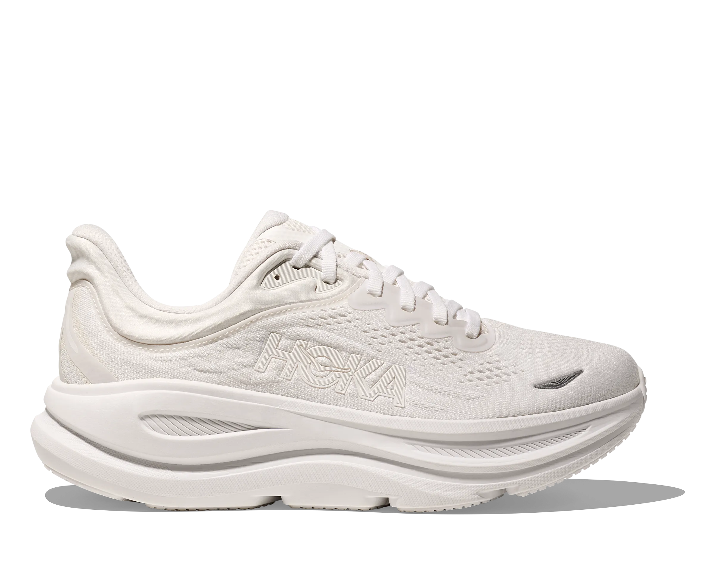 Hoka Bondi 9 White White WIDE Women's