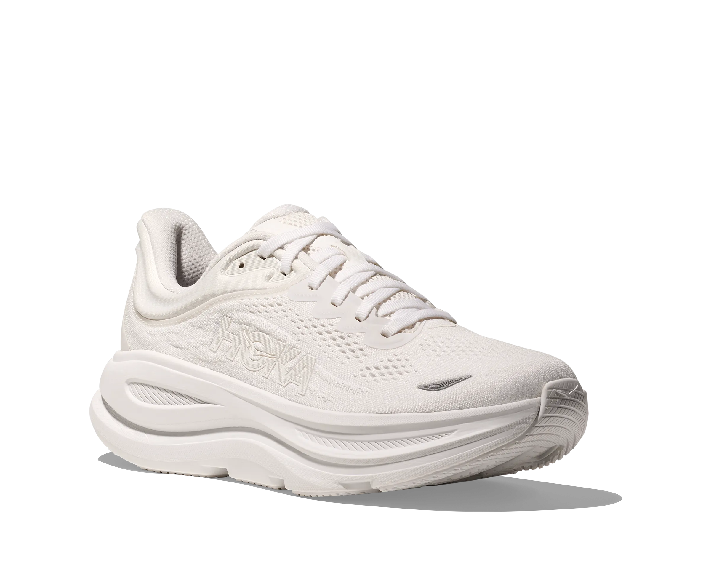 Hoka Bondi 9 White White WIDE Women's
