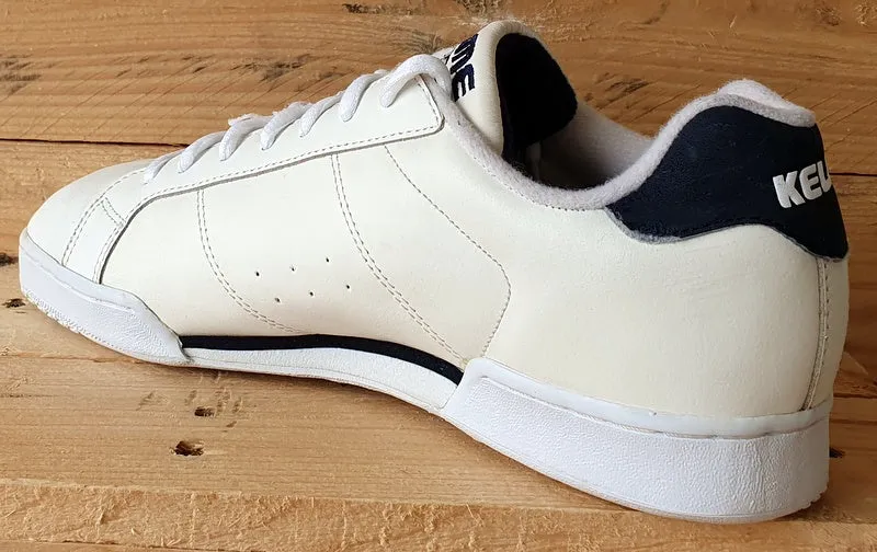 Kelme Roadstar Low Leather Trainers UK8.5/US9.5/EU43 62000 White/Blue