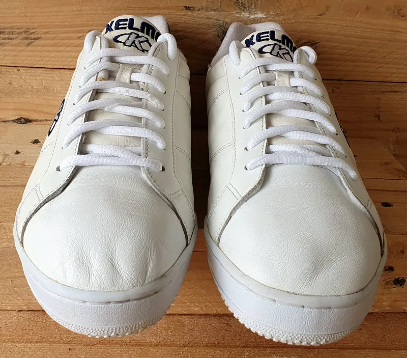 Kelme Roadstar Low Leather Trainers UK8.5/US9.5/EU43 62000 White/Blue