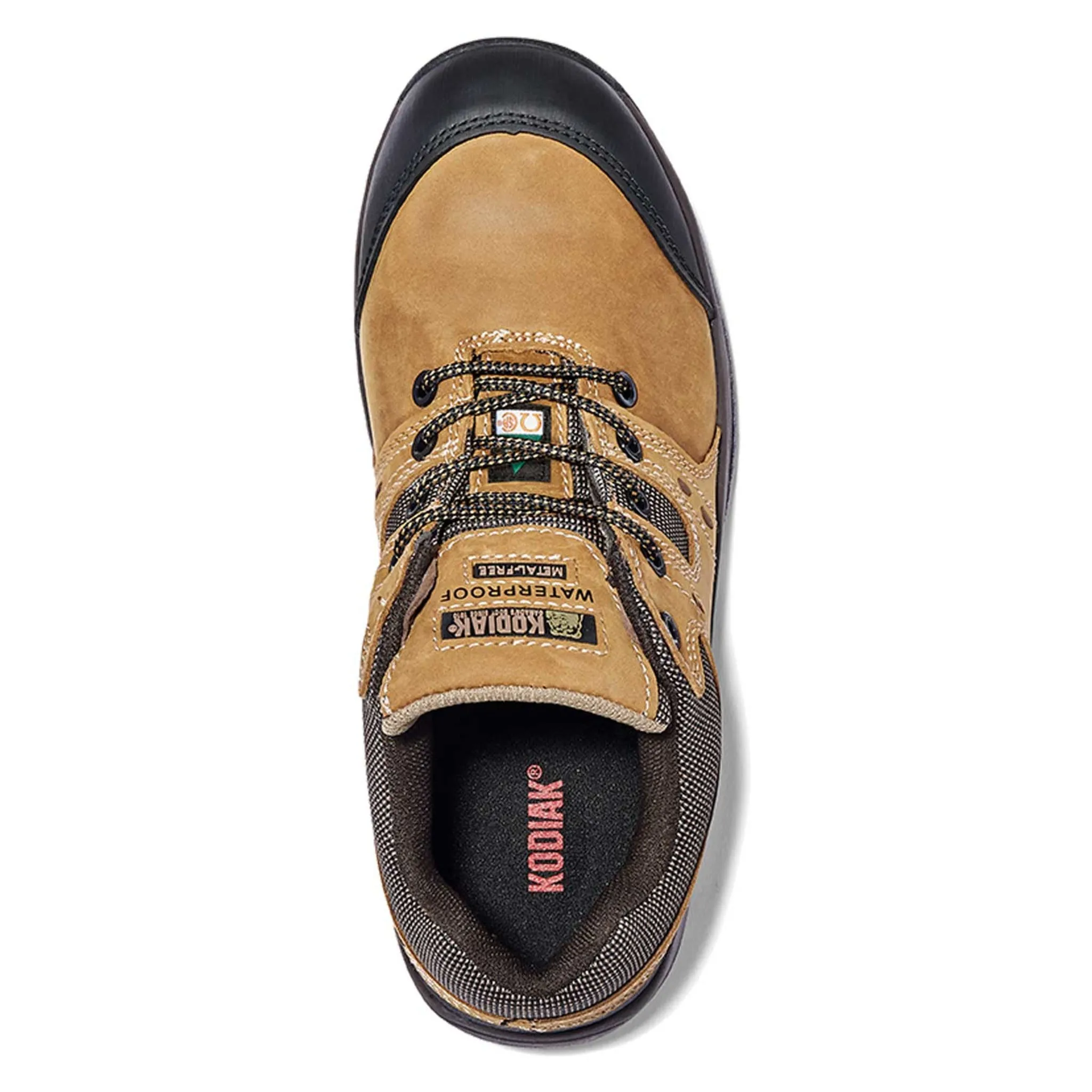 Kodiak Men's Trail Hiker Waterproof Safety Work Shoes – Leather, Composite Toe & Plate, Slip & Oil Resistant, CSA Approved, Lightweight | Sizes 7-14
