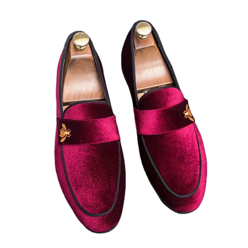 Large British college style small leather shoes trend all kinds of students' casual shoes Korean bean shoes small bee shoes